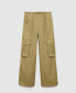 ფოტო #7 პროდუქტის Women's Pocket Cargo Pants