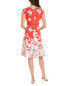 Фото #2 товара London Times A-Line Dress Women's Red 14