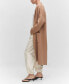 Фото #4 товара Women's Pockets Detail Oversized Knitted Coat