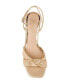 ფოტო #5 პროდუქტის Women's Valarie Square Toe Kitten Heel Evening Sandals