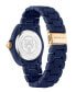 Фото #2 товара Часы и аксессуары Plein Sport женские Наручные часы с синим поликарбонатным браслетом 38 мм.
