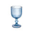 Wineglass Stripes Blue Glass 370 ml (6 Units)