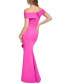 Women's Cascading-Ruffle Off-The-Shoulder Gown