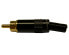 EUROCONNEX White Line RCA Male Connector 6 mm