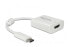 Delock 63937, 0.1 m, USB Type-C, HDMI, Male, Female, Straight