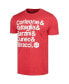 Фото #3 товара Men's Heather Red The Godfather Five Families T-shirt