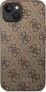 Guess Guess GUHCP15MG4GFBR iPhone 15 Plus 6.7" brązowy/brown hard case 4G Metal Gold Logo