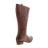 Фото #16 товара Roan by Bed Stu Ellia F858034 Womens Brown Leather Zipper Knee High Boots