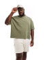 Фото #2 товара ASOS DESIGN boxy oversized t-shirt in washed khaki