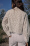 Cropped shirt with cutwork embroidery