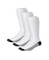 Фото #1 товара Big & Tall Full Length Cushioned Crew Socks 3-Pack