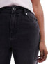 Фото #9 товара Vero Moda high rise wide leg jeans in black wash