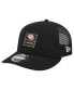 Фото #1 товара Men's Black LSU Tigers Labeled 9Fifty Snapback Hat