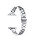 Sloan Skinny Silver-tone Stainless Steel Alloy Link Band for Apple Watch, 42mm-44mm