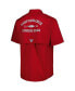 Фото #4 товара Men's Crimson Alabama Crimson Tide Bonehead Button-Up Shirt