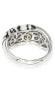 Suzy Levian Sterling Silver Cubic Zirconia Pave Snow Tiger "Wild Side" Ring