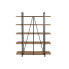 Shelves Home ESPRIT Black Wood Metal 119,5 x 35,5 x 155 cm