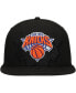 Men's Black New York Knicks Blackout Shadow Logo 59FIFTY Fitted Hat