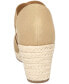 ფოტო #3 პროდუქტის Women's Pari Slip-On Espadrille Wedges Sandals