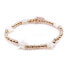 ფოტო #4 პროდუქტის Non-Tarnishing Gold filled, 4mm Gold Ball and Mother of Pearl Star Stretch Bracelet