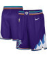 Шорты Nike мужские фиолетовые Utah Jazz 2022/23 Classic Edition Swingman Performance Фиолетовый, S - фото #1