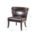 Фото #12 товара Janie Faux Leather Accent Chair