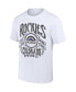 Фото #2 товара Men's Darius Rucker Collection by White Colorado Rockies Distressed Rock T-shirt