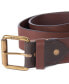 ფოტო #2 პროდუქტის Men's Contrast Leather Belt