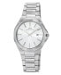 ფოტო #1 პროდუქტის Alexander Stainless Steel Silver Tone Men's Watch 1231AALS