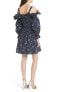 Rebecca Taylor 243171 Women's Francine Cold Shoulder Dress Navy Combo Size 2