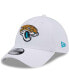 Фото #1 товара Men's White Jacksonville Jaguars Main 39THIRTY Flex Hat