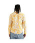 Фото #2 товара Men's EcoLiva Yellow Contrast Botanical Shirt