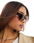 Фото #2 товара Jeepers Peepers cat eye sunglasses in tortoiseshell