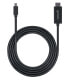 Фото #3 товара Manhattan Mini DisplayPort 1.2 to HDMI Cable - 4K@60Hz - 1.8m - Male to Male - Black - Equivalent to MDP2HDMM2MB (except 20cm shorter) - Three Year Warranty - Polybag - 1.8 m - Mini DisplayPort - HDMI Type A (Standard) - Male - Male - Straight