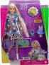 Фото #6 товара Lalka Barbie Mattel Extra Moda - Komplet w kwiatki/Blond włosy (GRN27/HDJ45)