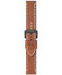 Men's Swiss Chronograph Seastar Brown Leather Strap Watch 46mm