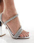 Фото #3 товара Simmi London Wide Fit Elanaa block heel sandals with embellished straps