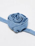 Фото #5 товара Kaiia denim rose corsage in blue