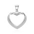 Фото #1 товара Delicate silver pendant Heart AGH766