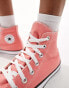 Фото #4 товара Converse Chuck Taylor Hi trainer in pink taffy