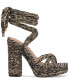 Фото #2 товара Women's Cambri Lace-Up Platform Sandals, Created for Macy's