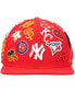 Фото #3 товара Men's Red Mlb Pro League Wool Snapback Hat