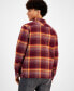 Фото #2 товара Men's Jacob Plaid Shirt Jacket, Created for Macy's