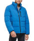 Фото #4 товара Men's Stretch Hooded Puffer Jacket, Created for Macy's