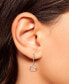 ფოტო #2 პროდუქტის Hello Kitty Diamond Silhouette Leverback Earrings (1/6 ct. t.w.) in 10k White & Rose Gold