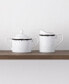 Rill Sugar and Creamer, Set of 2