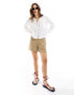 Superdry Cotton beach top in off white