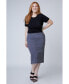 Фото #1 товара Plus Size Color Skirt