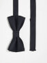 Фото #1 товара Jack & Jones bow tie in black