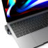 Фото #7 товара Podstawka wielofunkcyjny HUB do MacBook Pro USB-C USB 3.0 RJ45 HDMI Thunderbolt szary